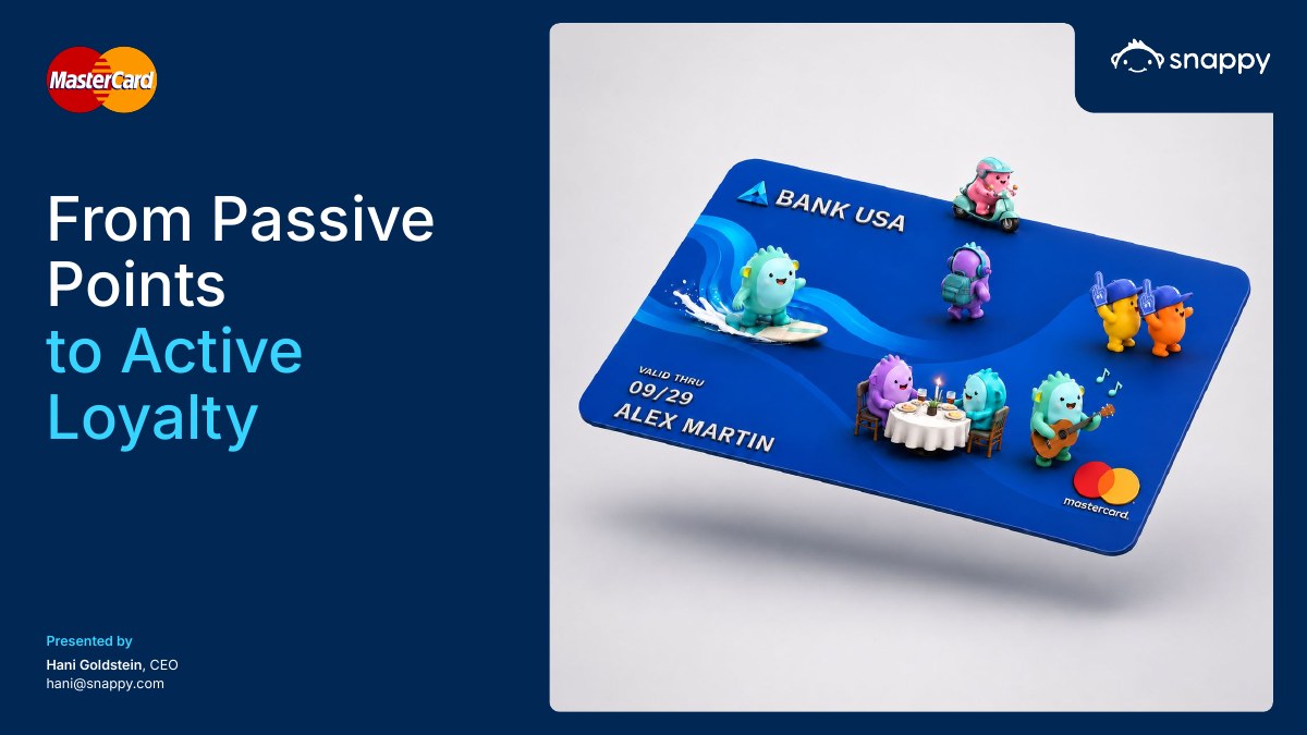 Mastercard and Snappy partnership presentation cover