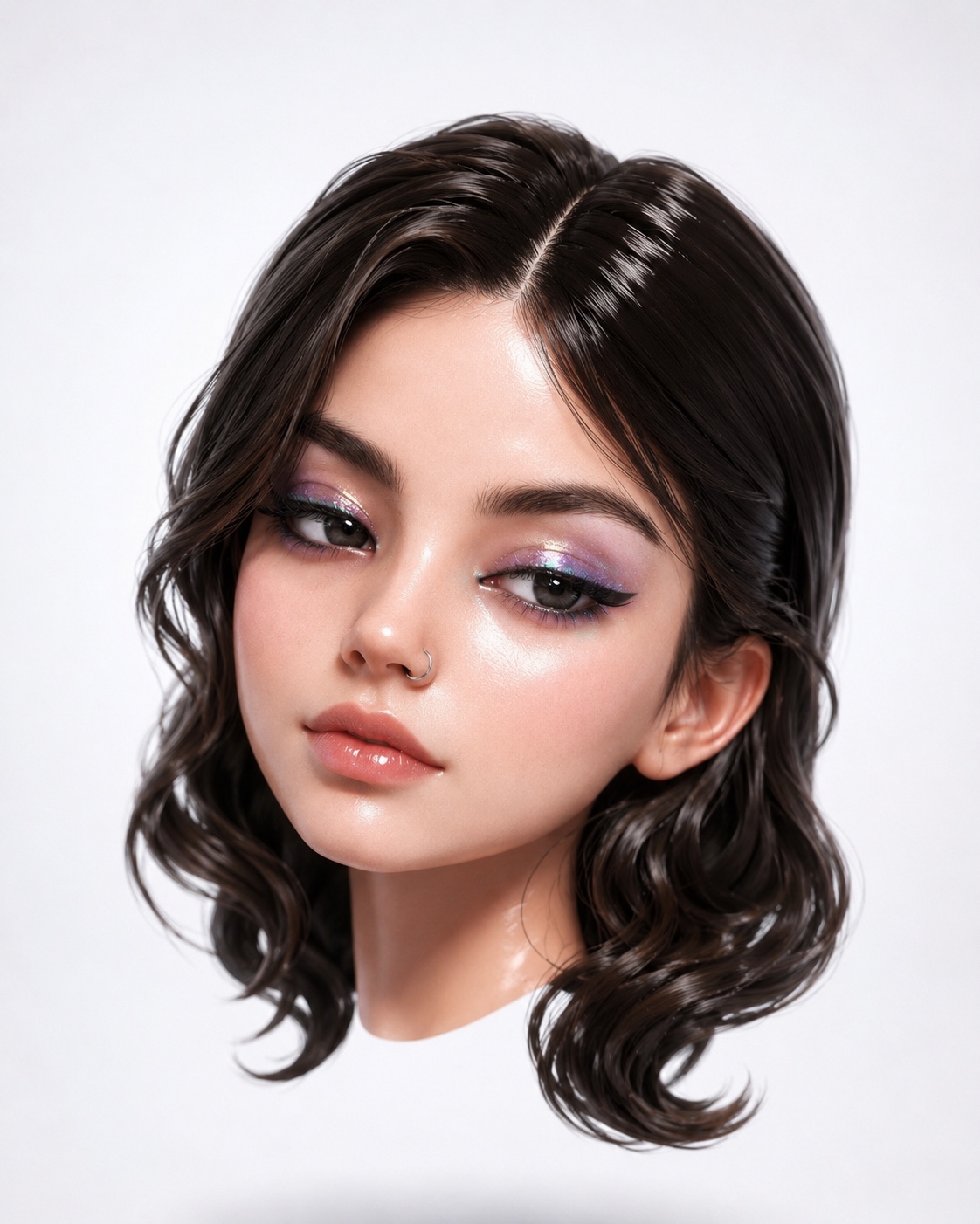 Stylized portrait of Natali